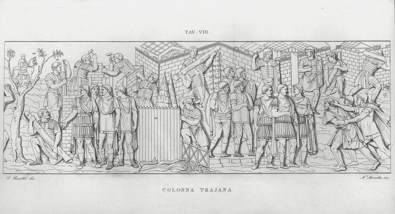 La Colonne Trajane - Italian School