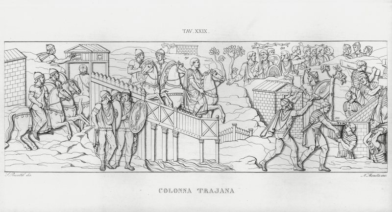 La Colonne Trajane - Italian School
