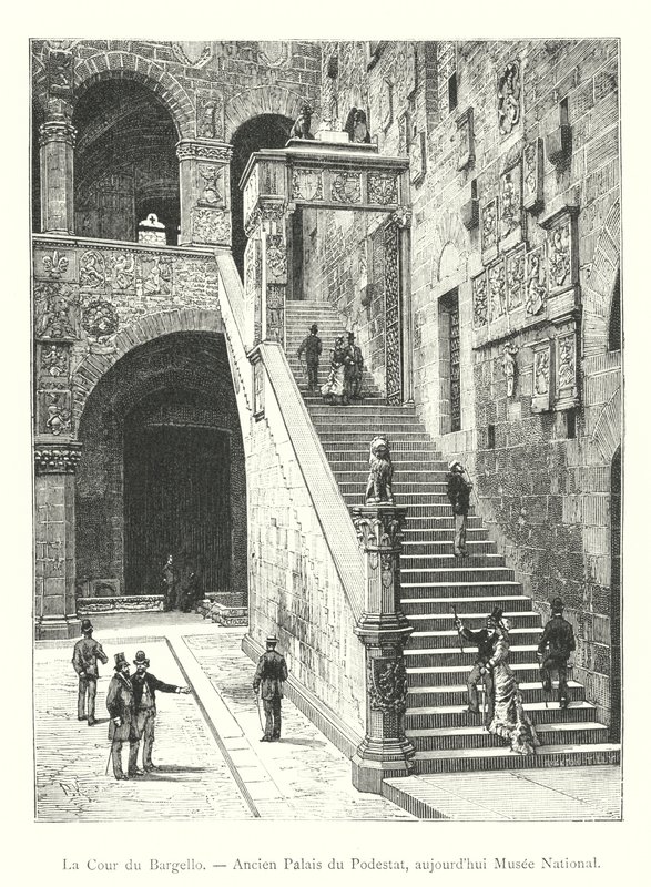 La Cour du Bargello, Ancien Palais du Podestat, aujourd