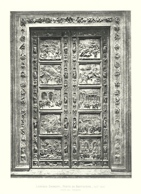 Lorenzo Ghiberti, Porte du Baptistere - Italian School