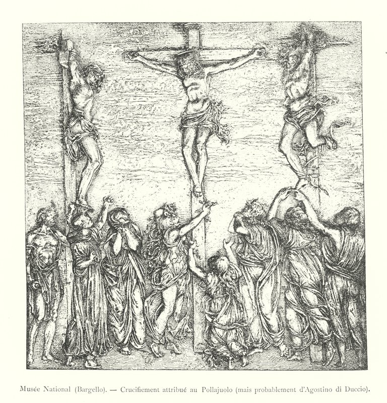 Musée National, Bargello, Crucifiement attribué au Pollajuolo, mais probablement d