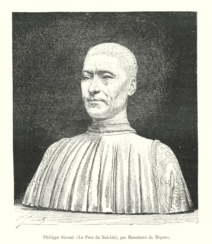 Philippe Strozzi, Le Père du Suicide, par Benedetto da Majano - Italian School