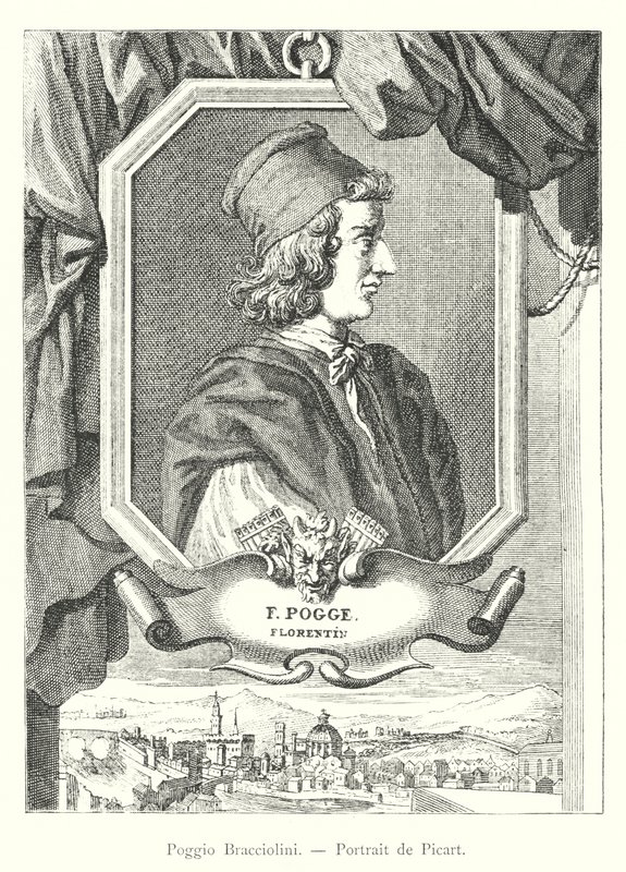Poggio Bracciolini, Portrait de Picart - Italian School