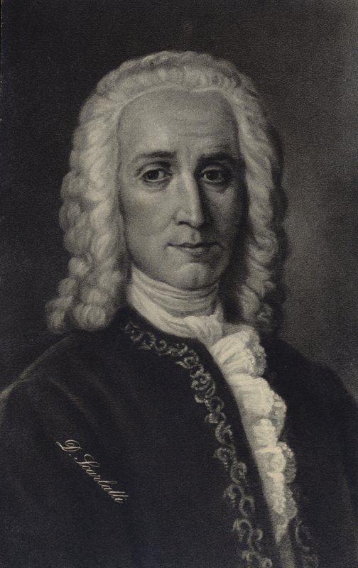Portrait de Domenico Scarlatti - Italian School
