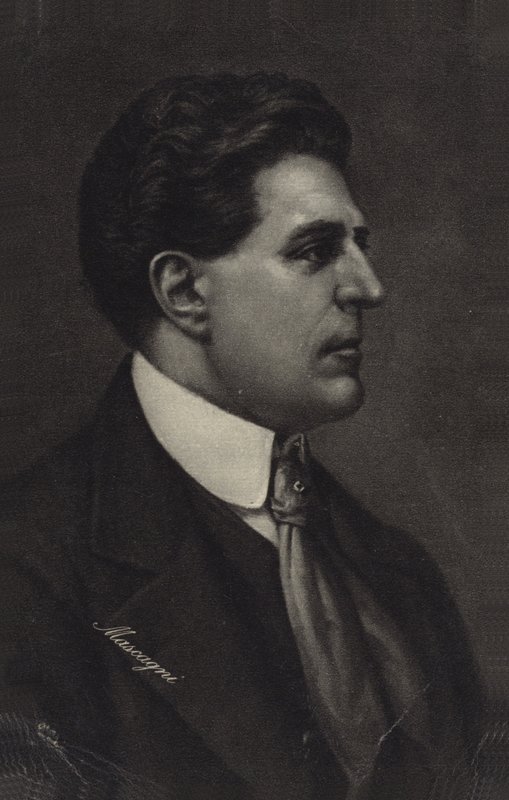 Portrait de Pietro Mascagni - Italian School