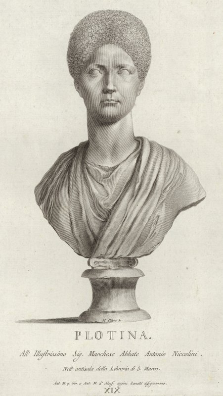 Portrait de Pompeia Plotina - Italian School