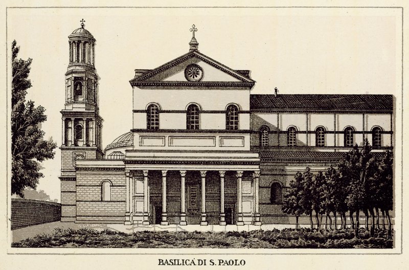 Rome : Basilique de Saint-Paul - Italian School