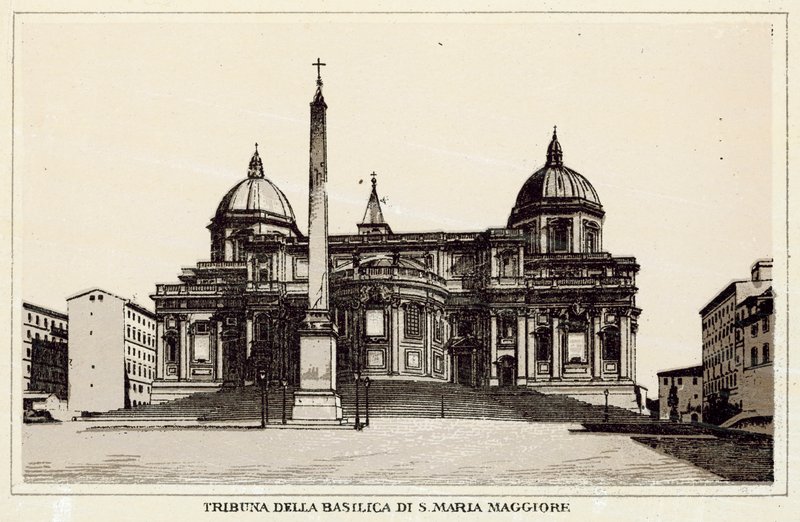 Rome : Tribune de la Basilique de Sainte-Marie-Majeure - Italian School