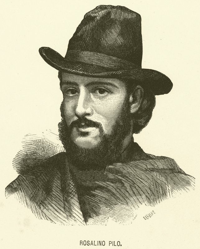 Rosalino Pilo (gravure) - Italian School
