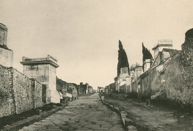 La rue des Tombeaux telle qu