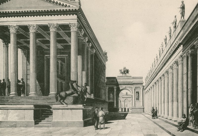 Le temple de Jupiter et l