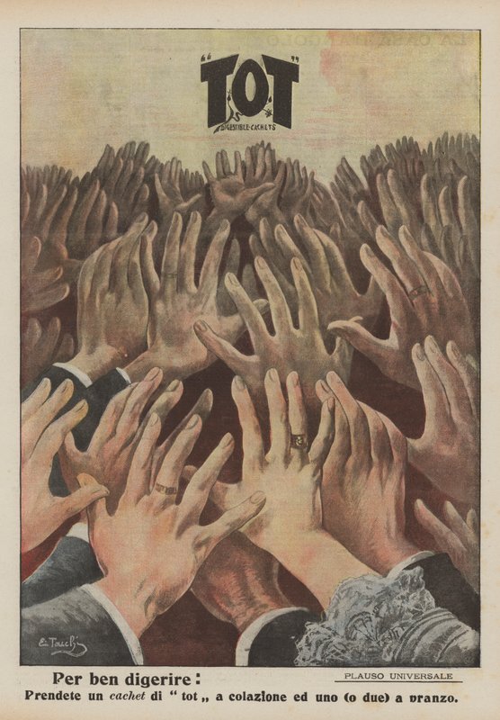 Bien digérer (litho couleur) - Italian School