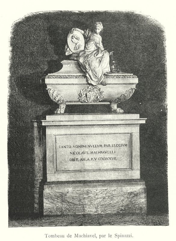 Tombeau de Machiavel, par le Spinazzi - Italian School