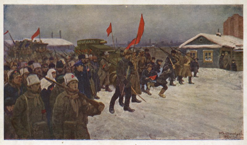 Manifestation de soldats et d