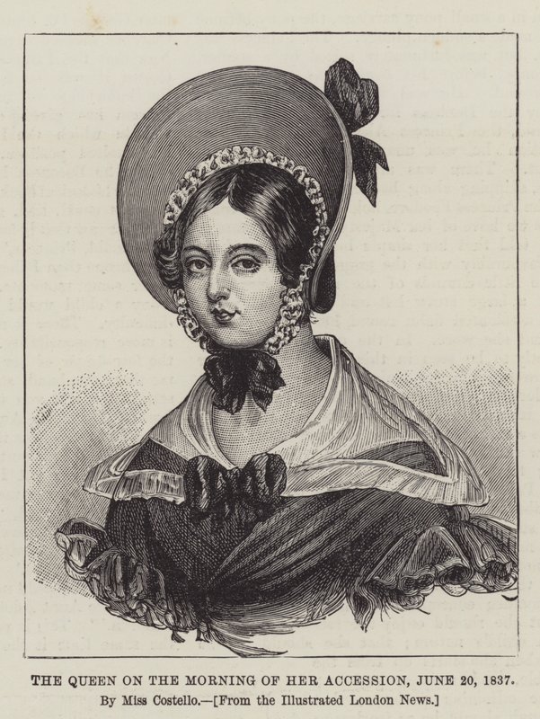 La reine le matin de son accession, 20 juin 1837 - J. Costello