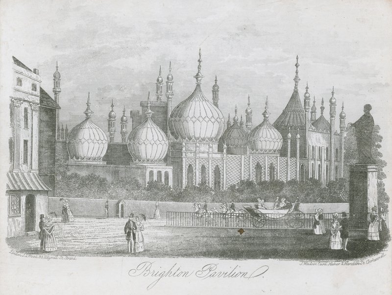 Vue générale du Pavillon de Brighton - J.T. Wood