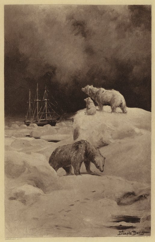 Peary dans les régions arctiques - J. (after) Steeple Davis