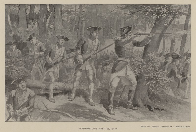 La première victoire de Washington - J. (after) Steeple Davis