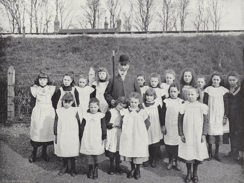 Hocktide à Hungerford, demandant des vacances pour les écoliers - J. Benjamin Stone