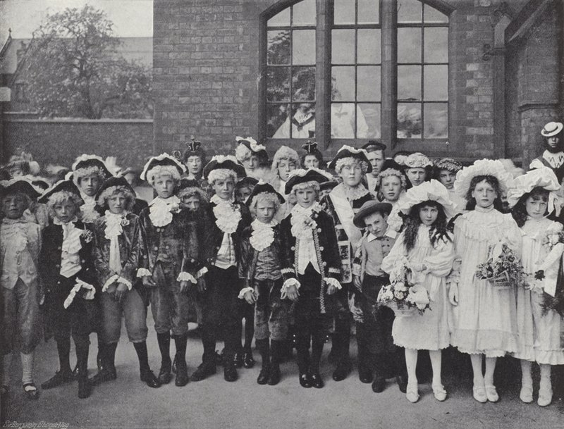 Festival du 1er mai de Knutsford, les enfants - J. Benjamin Stone