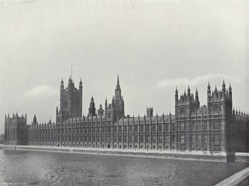 Le Palais de Westminster - J. Benjamin Stone