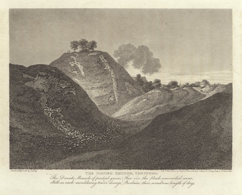 Robert Bloomfield, poète : Les tumulus danois, Thetford - J. Greig