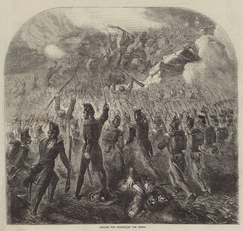 Escalade du parapet du Redan - J. H. Nicholson