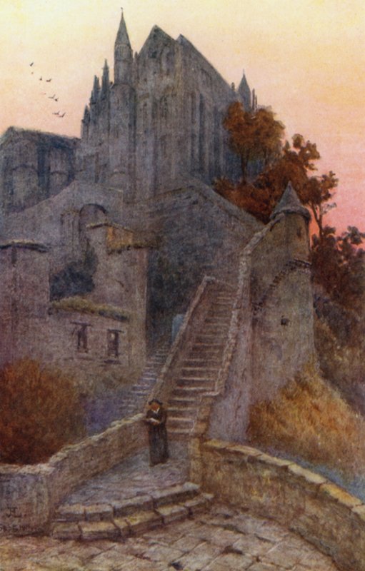 La Merveille, Mont St Michel - J. Hardwicke Lewis