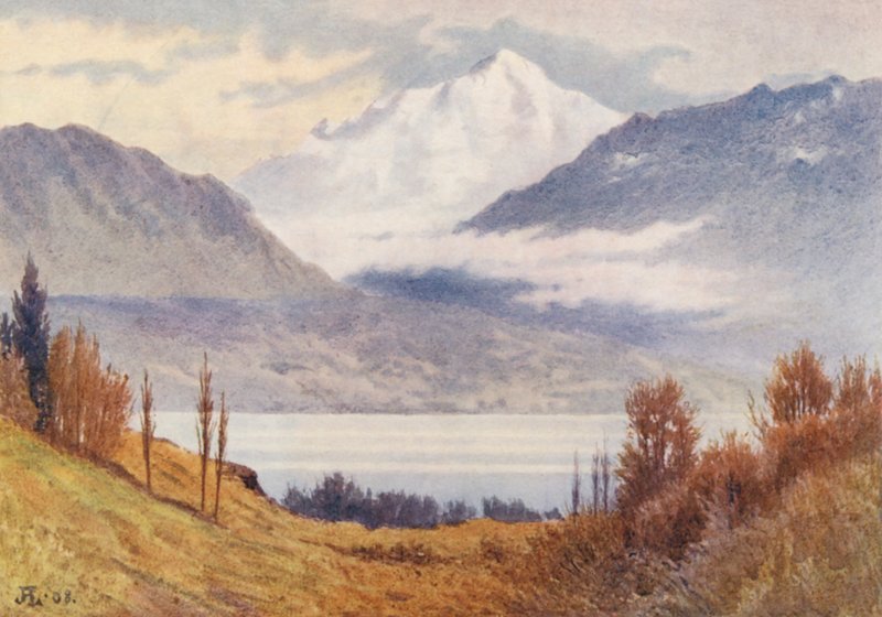Mont Blanc depuis Morges - J. Hardwicke Lewis