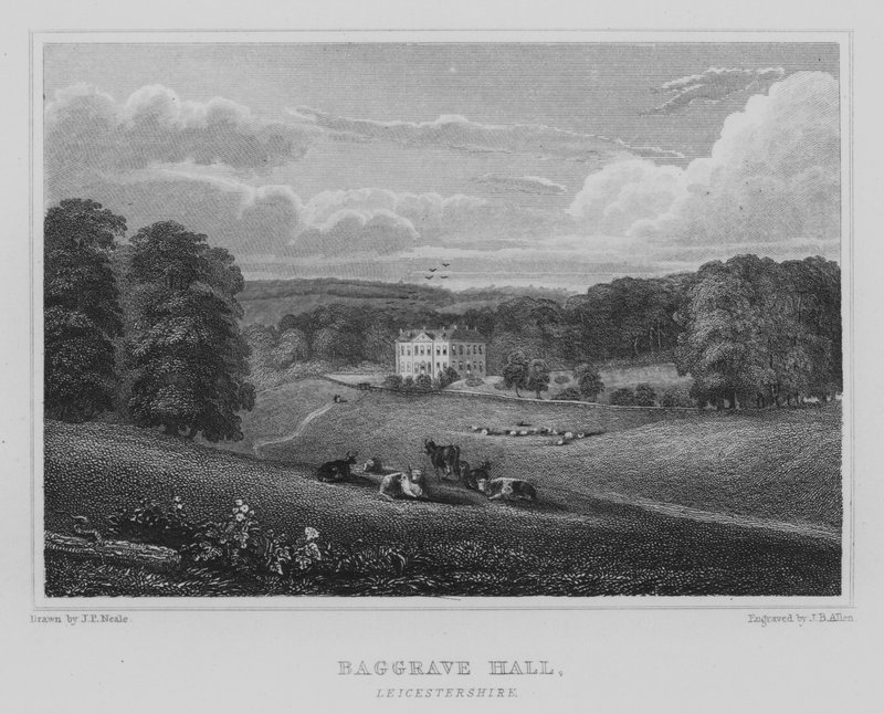 Baggrave Hall, Leicestershire - John Preston Neale