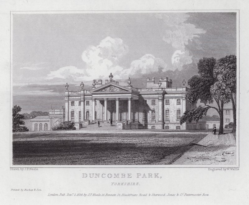 Duncombe Park, Yorkshire - John Preston Neale