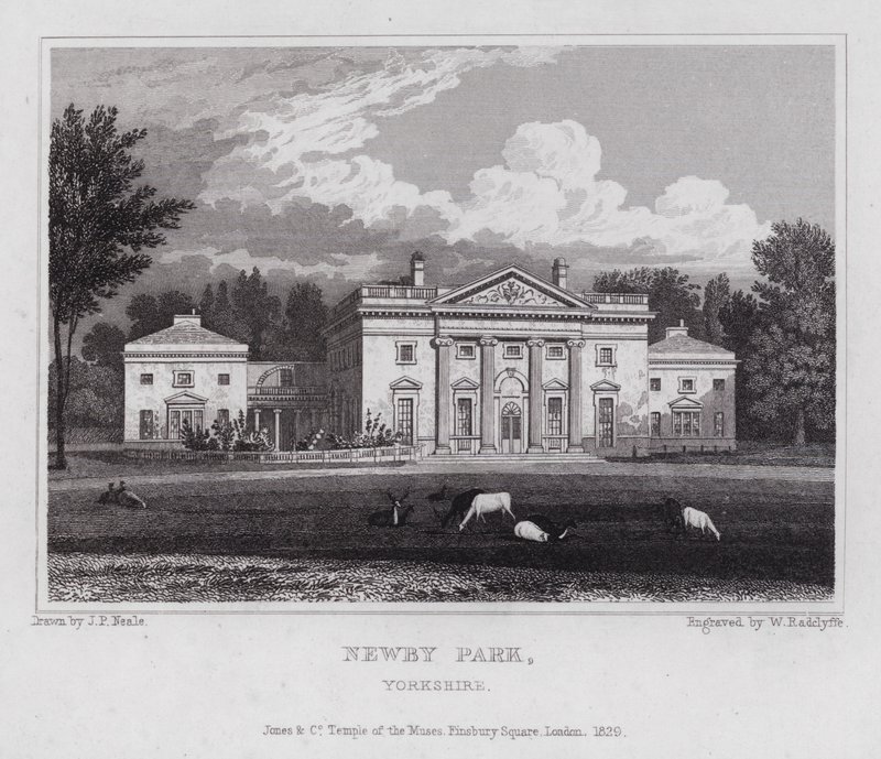 Newby Park, Yorkshire - John Preston Neale