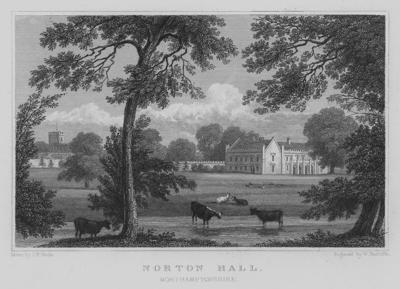 Norton Hall, Northamptonshire - John Preston Neale