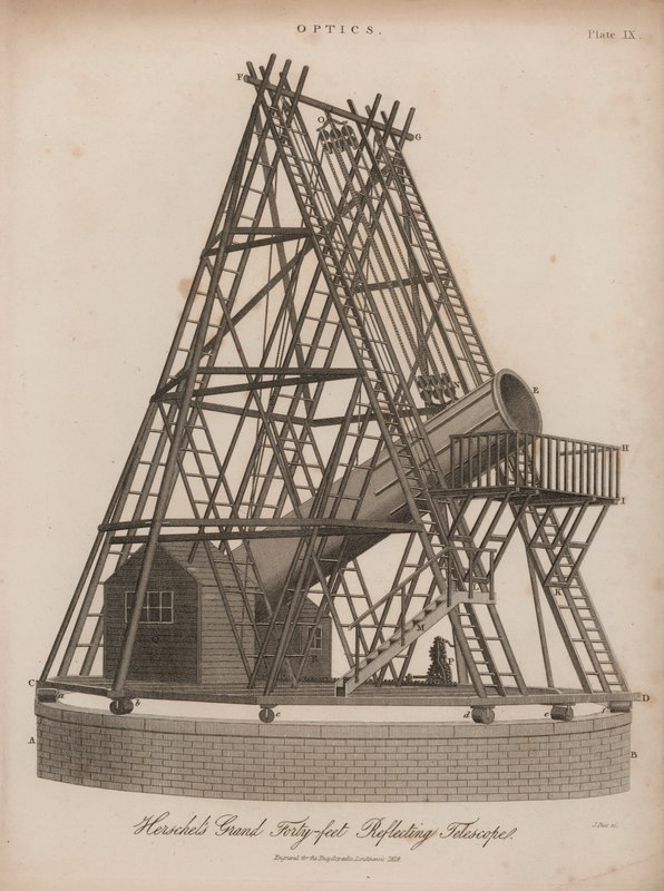 Le télescope réflecteur de 40 pieds de William Herschel, Slough, Berkshire - J. Pass