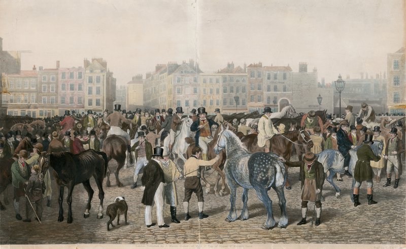 Ancien marché de Smithfield - Jacques-Laurent Agasse