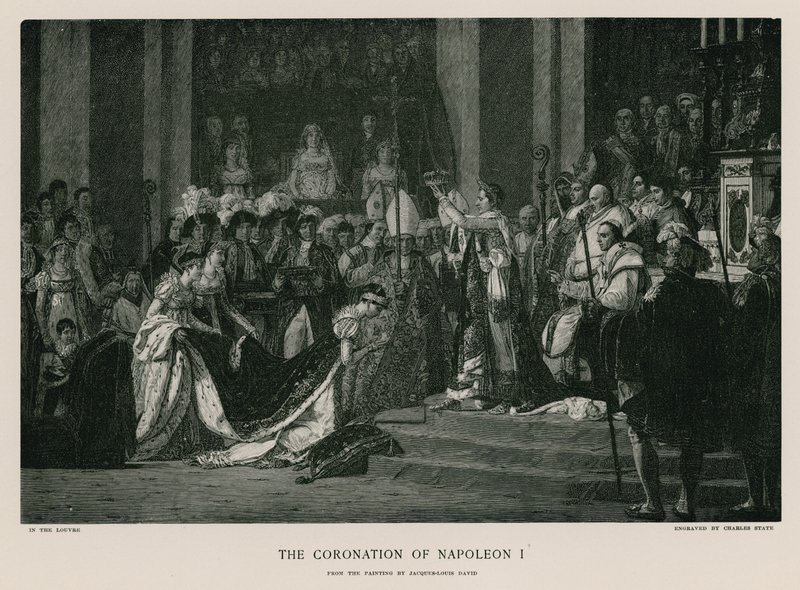 Le couronnement de Napoléon Ier - Jacques Louis David