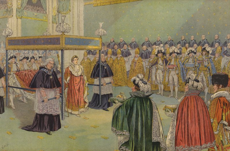 Cadeaux offerts à Napoléon Bonaparte lors de son couronnement à Paris - Jacques Marie Gaston Onfray de Breville (Job)