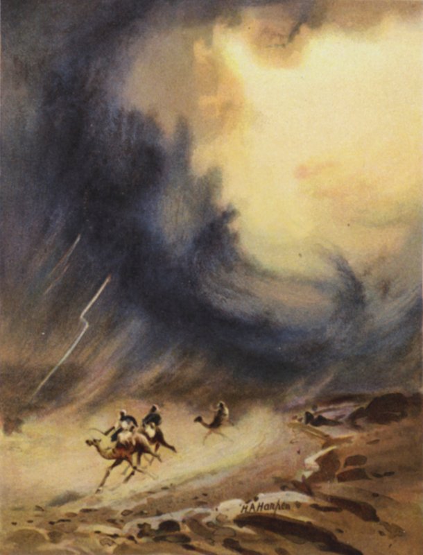 Orage et grêle, Sinaï - James (after) Clark