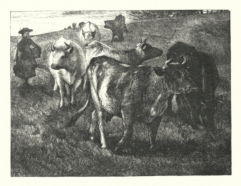 Élégie écrite dans un cimetière de campagne - James Dawson Watson