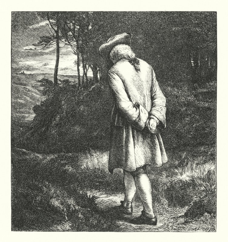 Élégie écrite dans un cimetière de campagne - James Dawson Watson