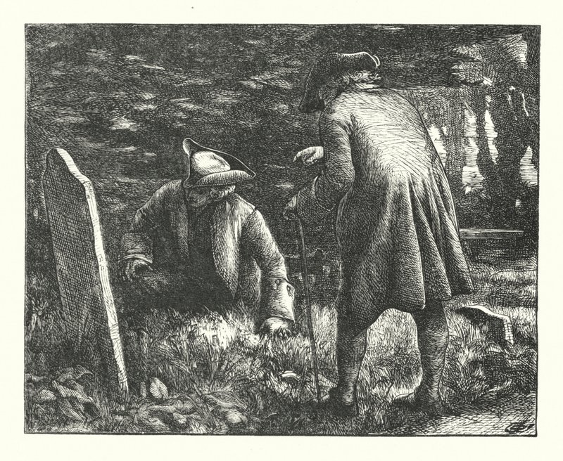 Élégie écrite dans un cimetière de campagne - James Dawson Watson