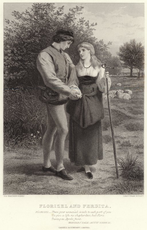 Florizel et Perdita, Conte d