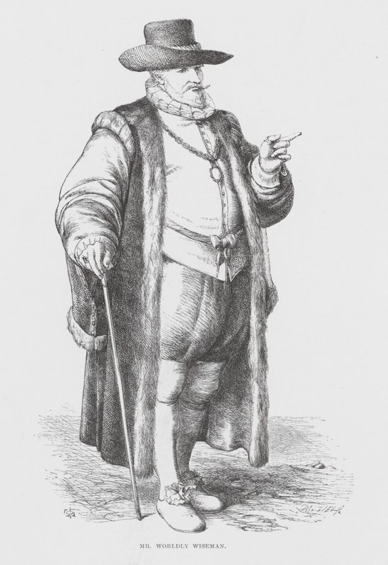Monsieur Sagesse Mondaine (gravure) - James Dawson Watson