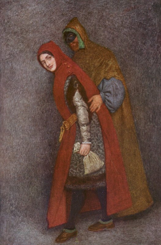 Le Marchand de Venise de Shakespeare : Lorenzo et Jessica - James Dromgole Linton