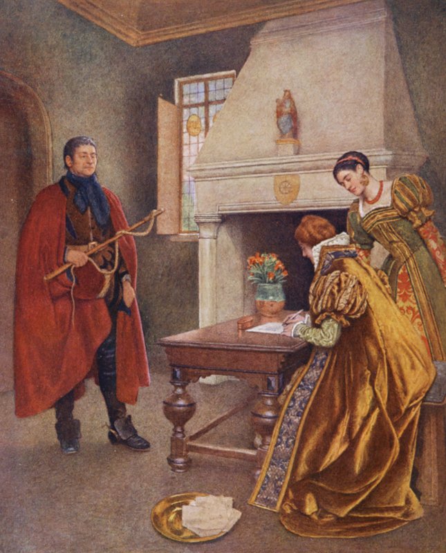 Le Marchand de Venise de Shakespeare : Portia, Nerissa et Balthazar - James Dromgole Linton