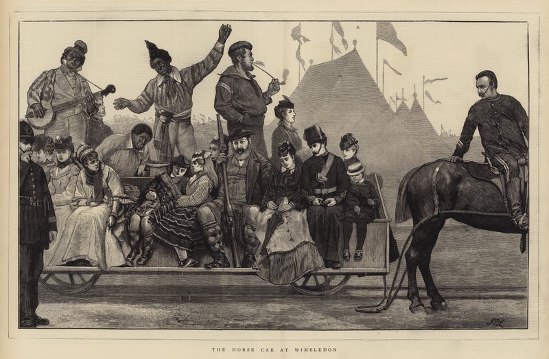 Le tramway à Wimbledon - James Dromgole Linton