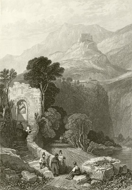 Couvent de Il Santo Cosimato, Tivoli, près de Rome - James Duffield Harding