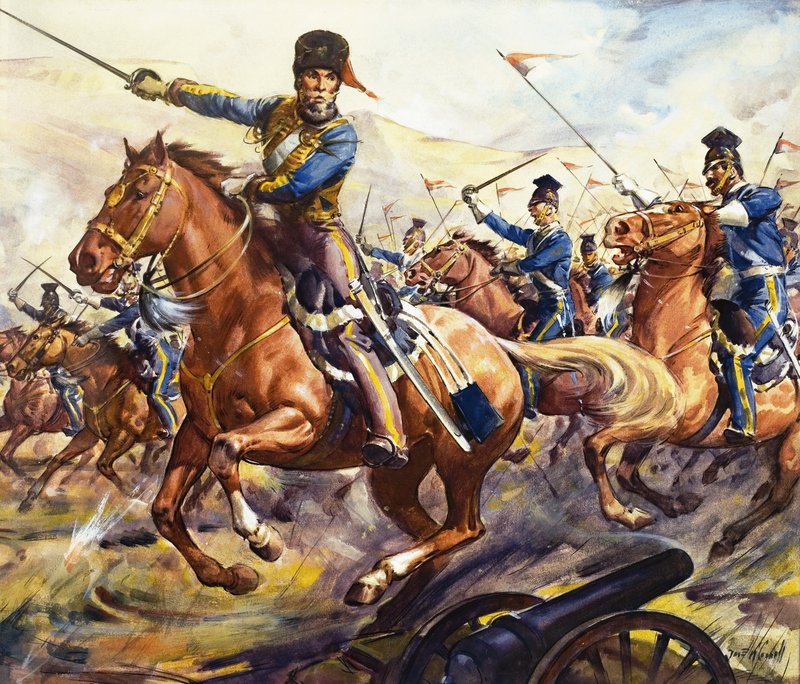 Chevaux célèbres de la réalité et de la fiction : La charge de la brigade légère - James Edwin McConnell