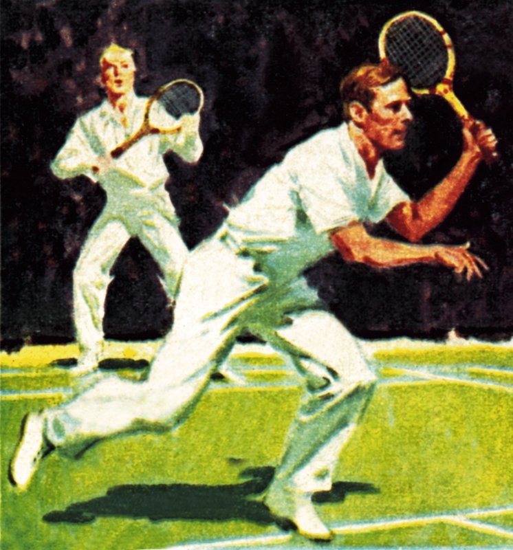 Le roi George VI a participé au double messieurs à Wimbledon en 1926. - James Edwin McConnell