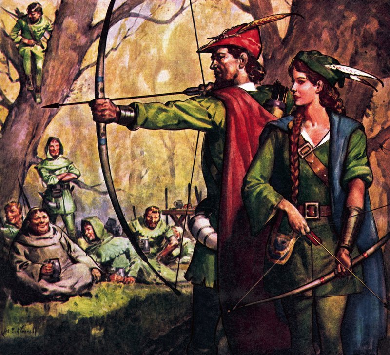 Robin des Bois et Maid Marian - James Edwin McConnell